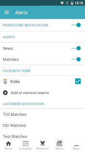 NDTV Cricket Screenshot