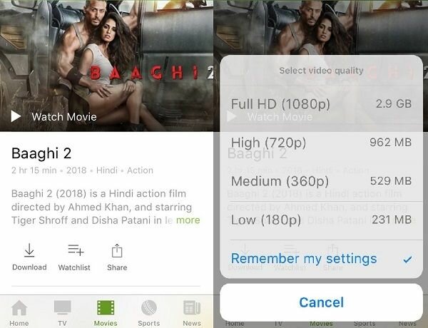 Hotstar Movies Download From App