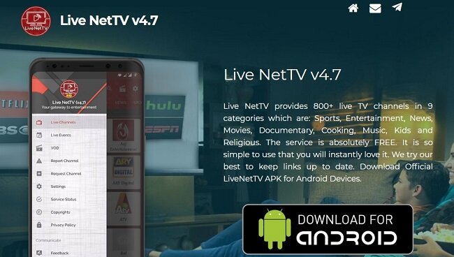 live free tv apps android